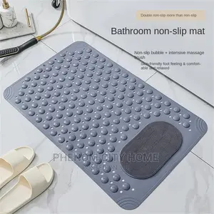 Antislip Bathroom Mat With Scrubber