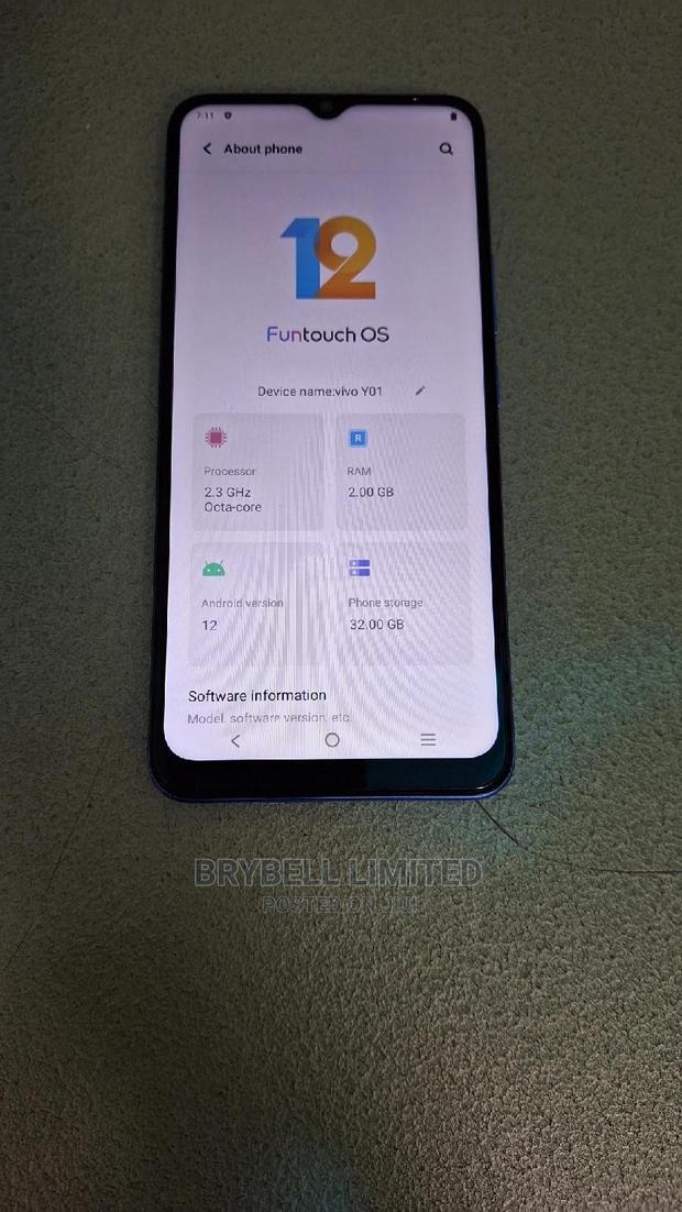 Vivo Y01 32 GB Blue - thumbnail 2