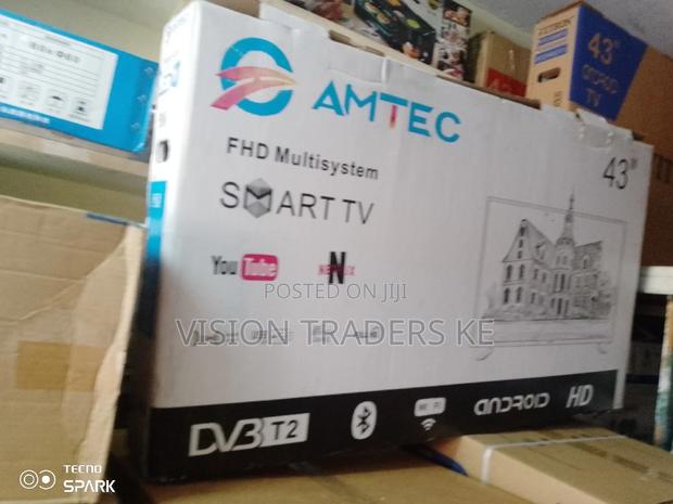 Amtec 43 Inch Smart Android Frameless With Youtube Netflix - thumbnail 3