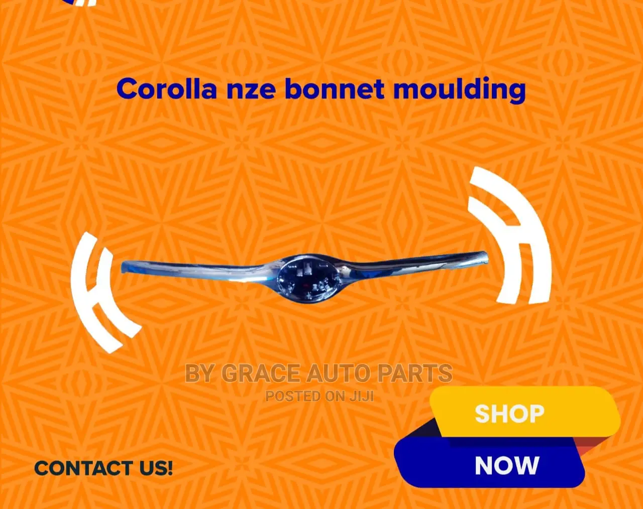 Bonnet Molding Corolla Nze/Fielder