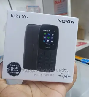 New Nokia 105 Black