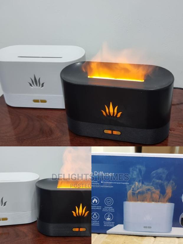 Flame Aroma Diffuser With Fire-Like Lights - main view