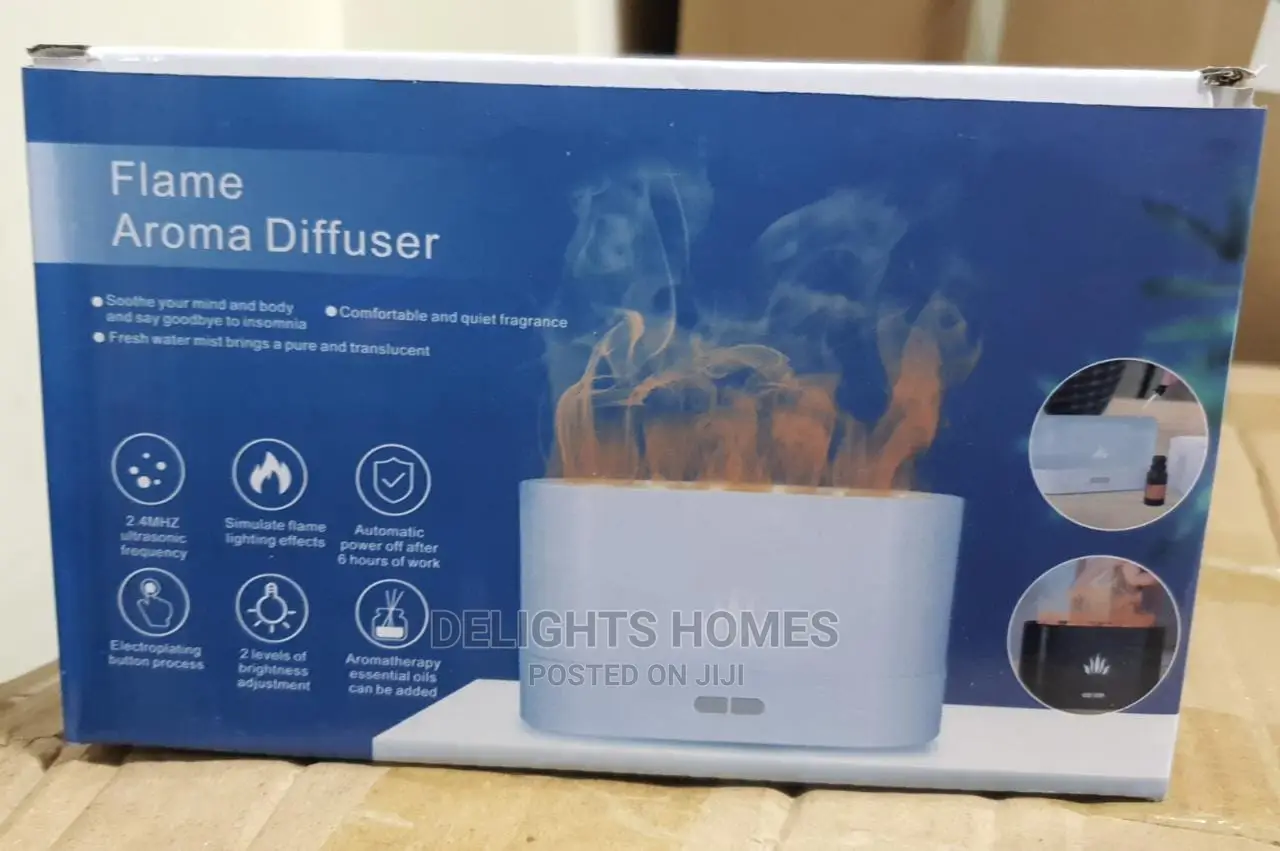Flame Aroma Diffuser With Fire-Like Lights