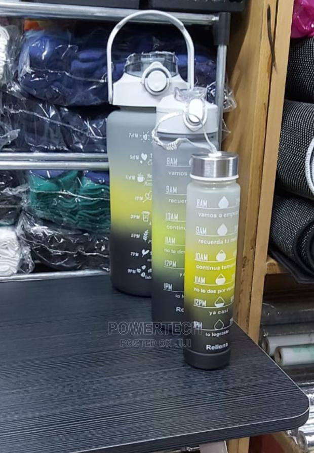 3 in 1 Motivational Water Bottle/ Water Bottle . - main view
