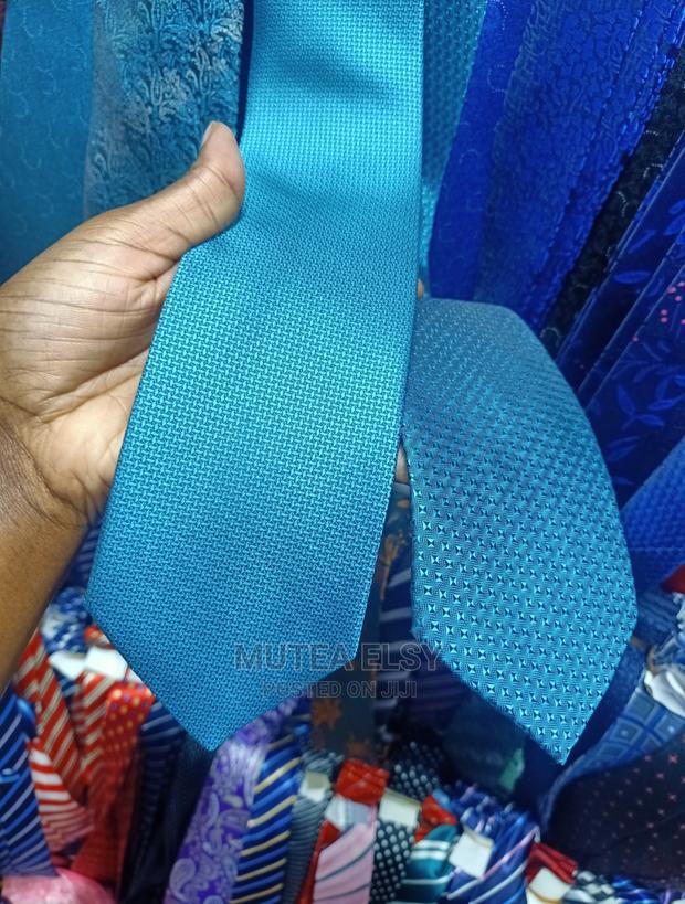 Parliament Blue Checked Single Official Ties - main view