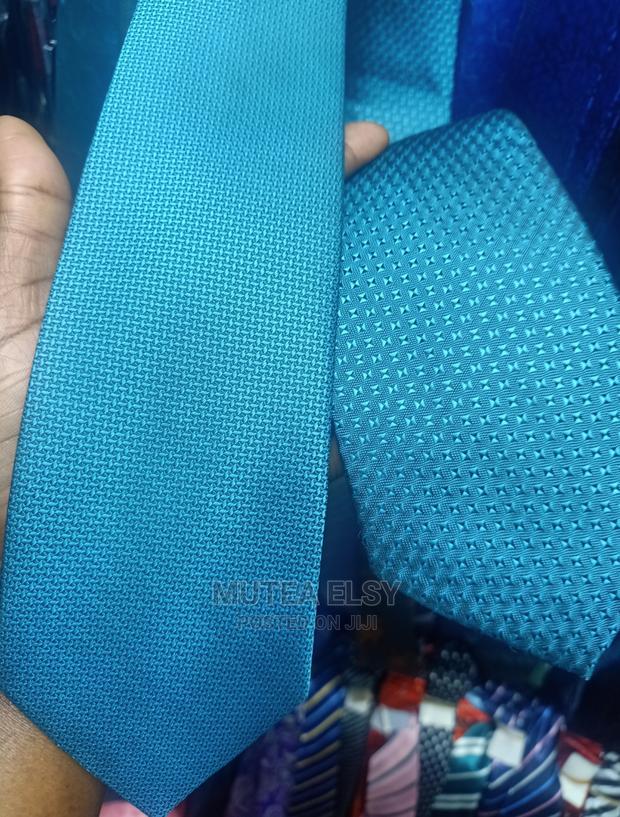 Parliament Blue Checked Single Official Ties - thumbnail 3