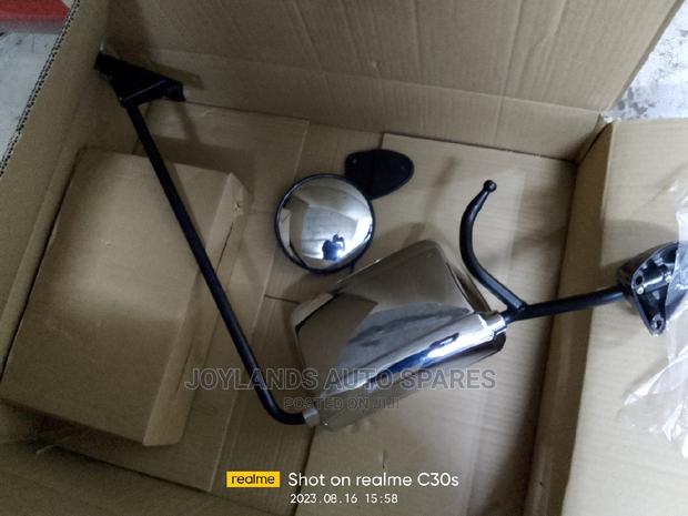 Hiace 5l/3l/Shark Side Mirror Chrome Left - main view