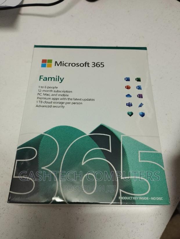 ^~ Microsoft Office 365 Family English Subscription 1 Year