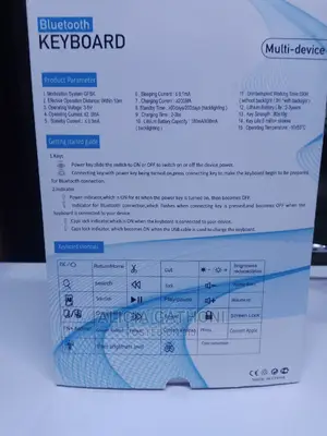 RGB Bluetooth Keyboard Rechargeable+Wifi