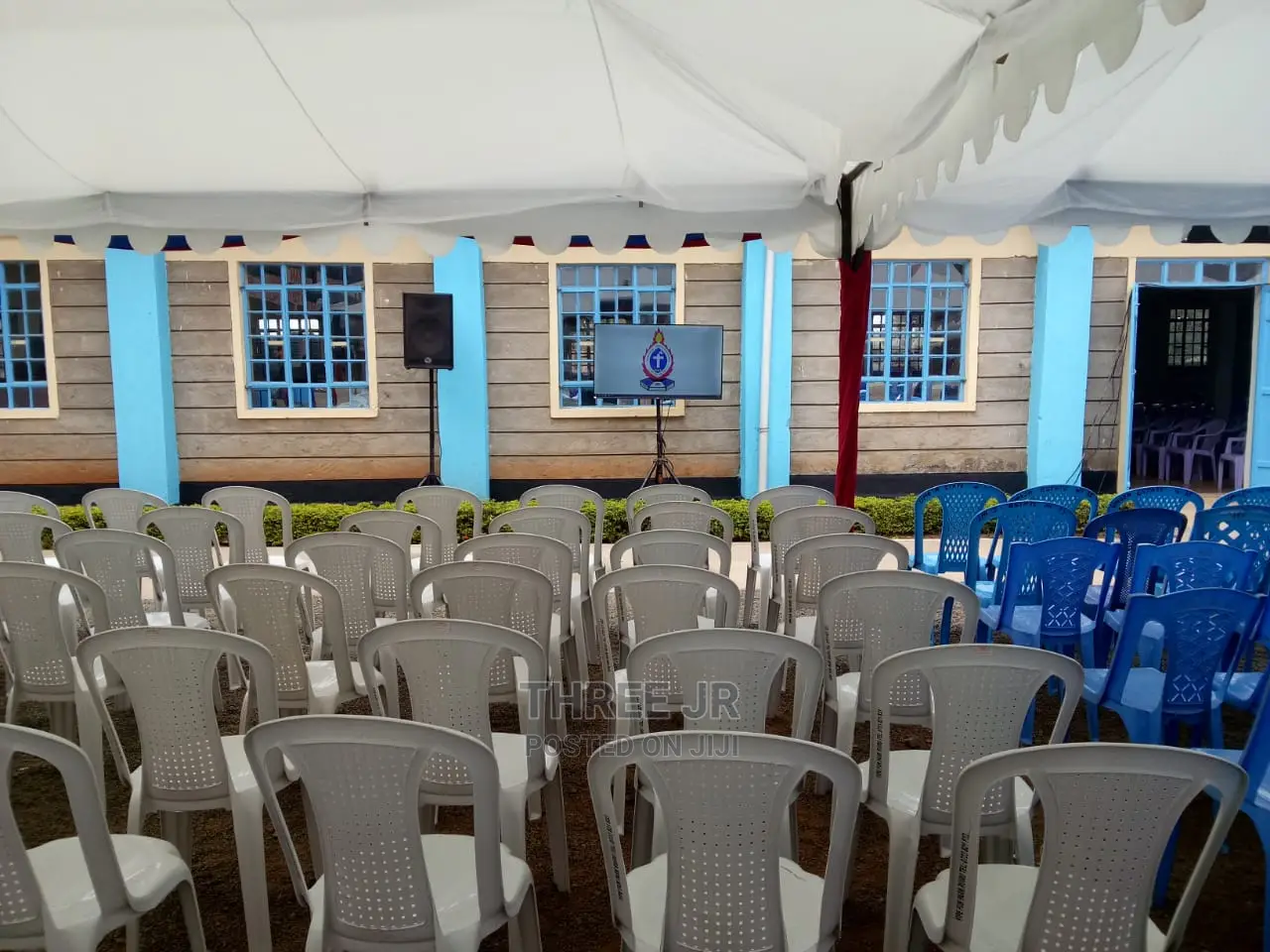 Outdoor TV Screens Church Set Up. Tv for Hire 55inch