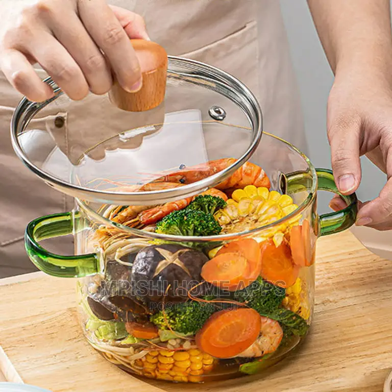 Borosilicate Cooking Pot 2.8L