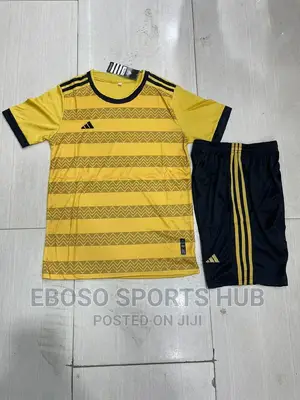 Blue New Adidas Football Uniform