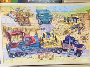 Trucks Tractor Jigsaw Puzzle - Age 3+