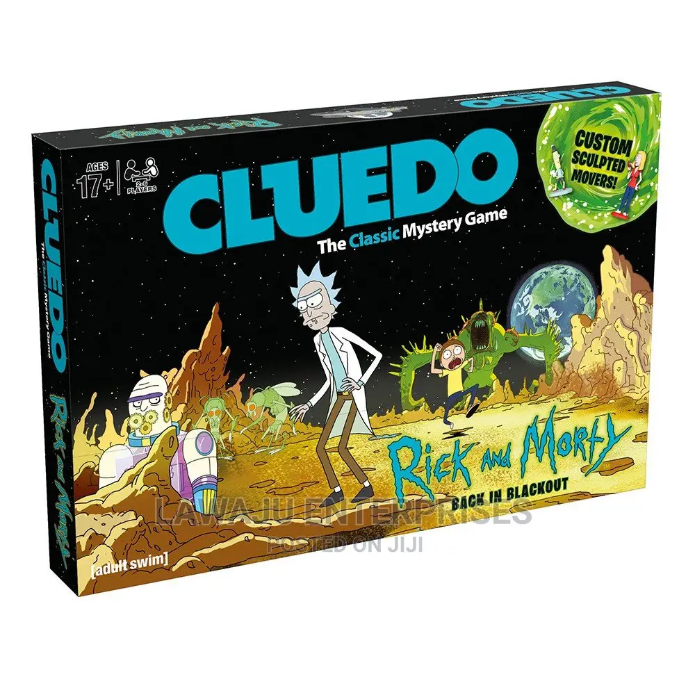 Cluedo - Rick and Morty (Back in Blackout) Edition