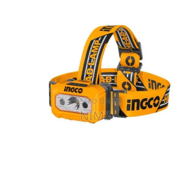 Ingco Head Lamp With Double AA Battery - main view