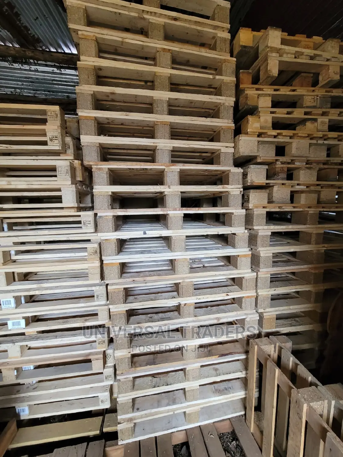 Heat Treated Wood Pallets With Stamp