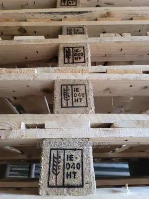 Heat Treated Wood Pallets With Stamp