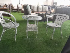 Zebra White 2 Seater Balcony Set