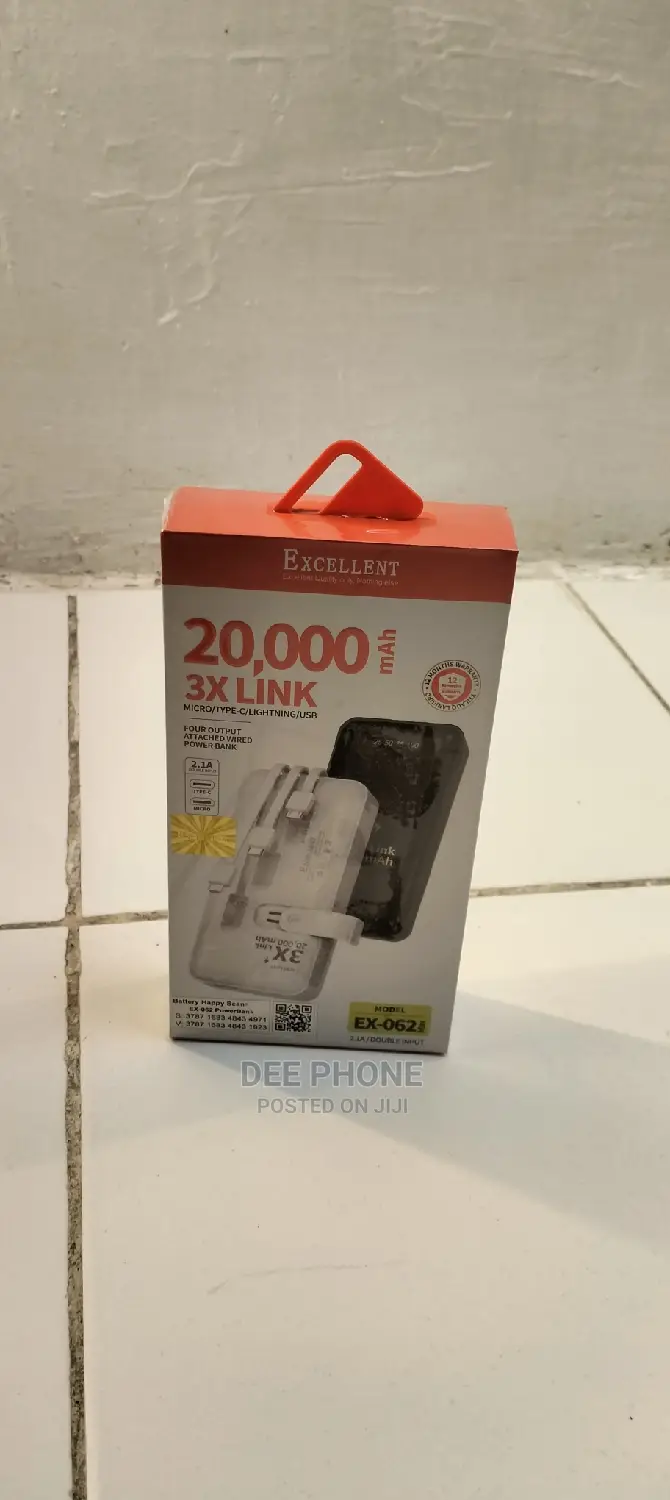 Excellent 20000 Mah Fast Charging Power Bank