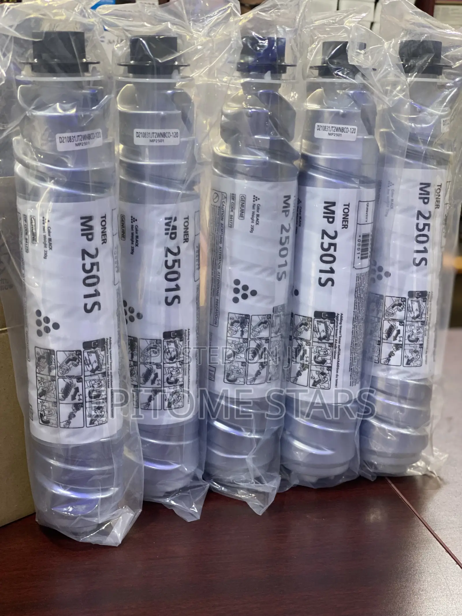 New 2501s Ricoh Toners