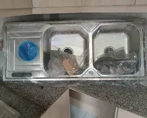 Kitchen Sink(Double Bowl Single Drain 1.2m X 0.5m)