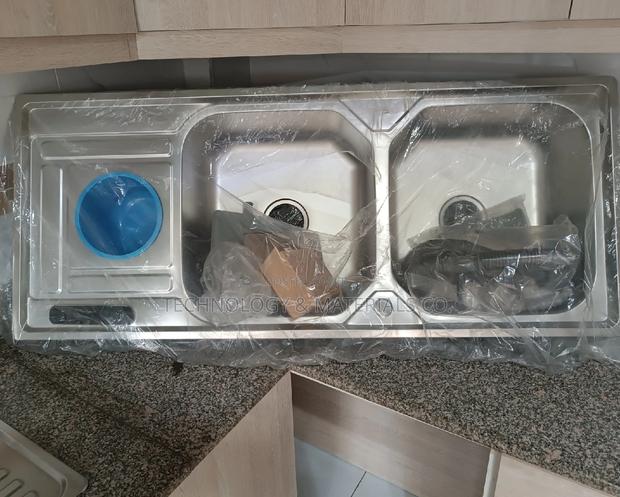 Kitchen Sink(Double Bowl Single Drain 1.2m X 0.5m)