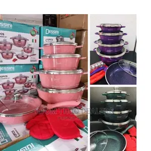 New Arrival 12 Pc's Dessini Cookware Set Available 