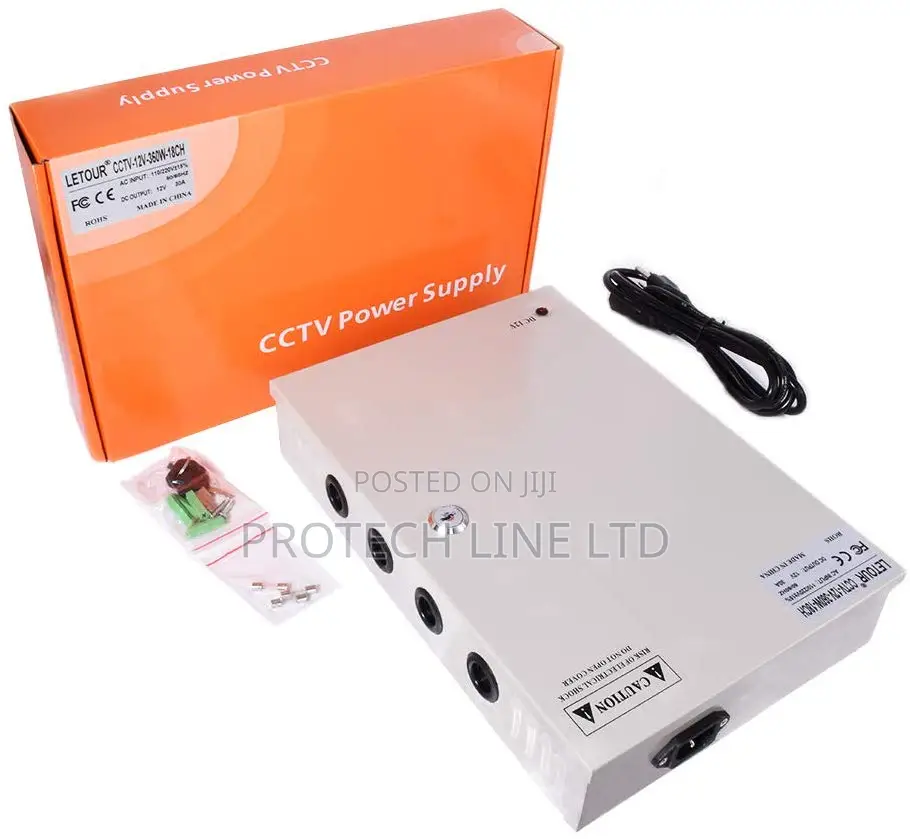 CCTV Power Supply 30amp 18channel
