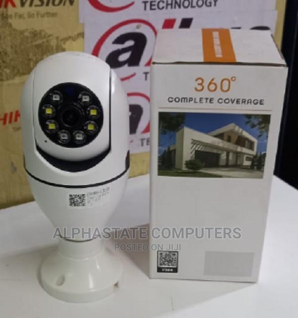 360° PTZ Wireless Wifi Nanny Bulb CCTV Camera 2mp
