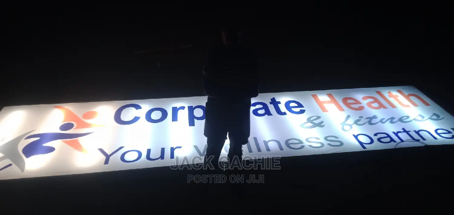 Lightbox Sign Size 4f by 2.5f and 3d Sign