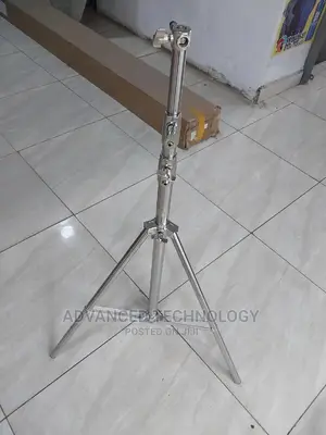 Silver Stainless Heavy Duty Light Stand 2.7m