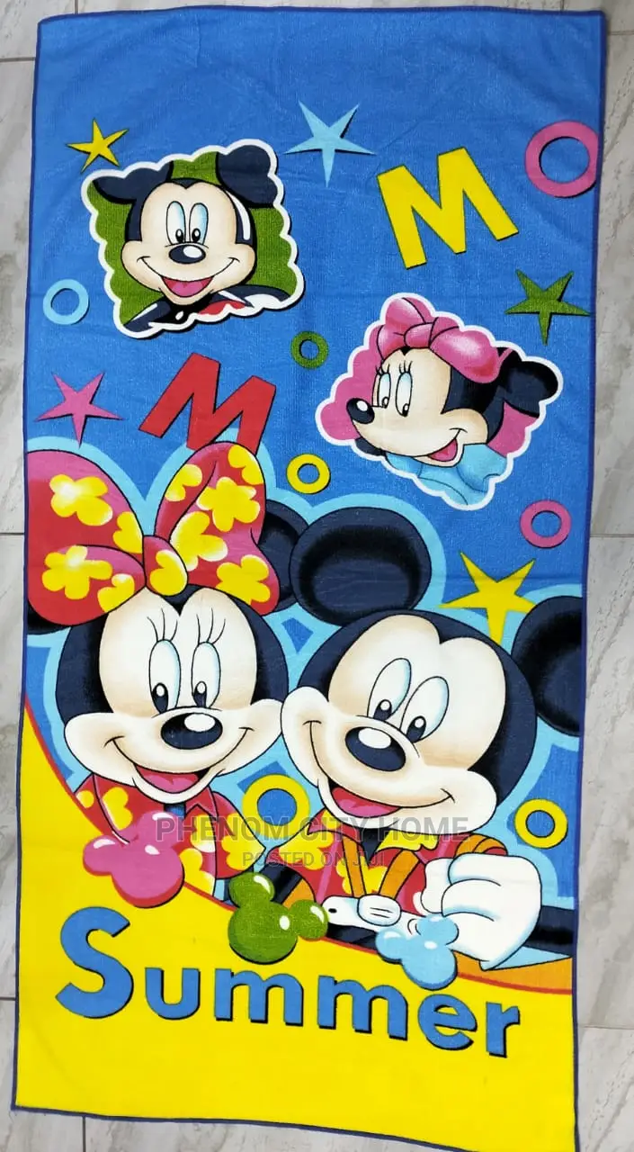 Cartoon Themed Cotton Towel