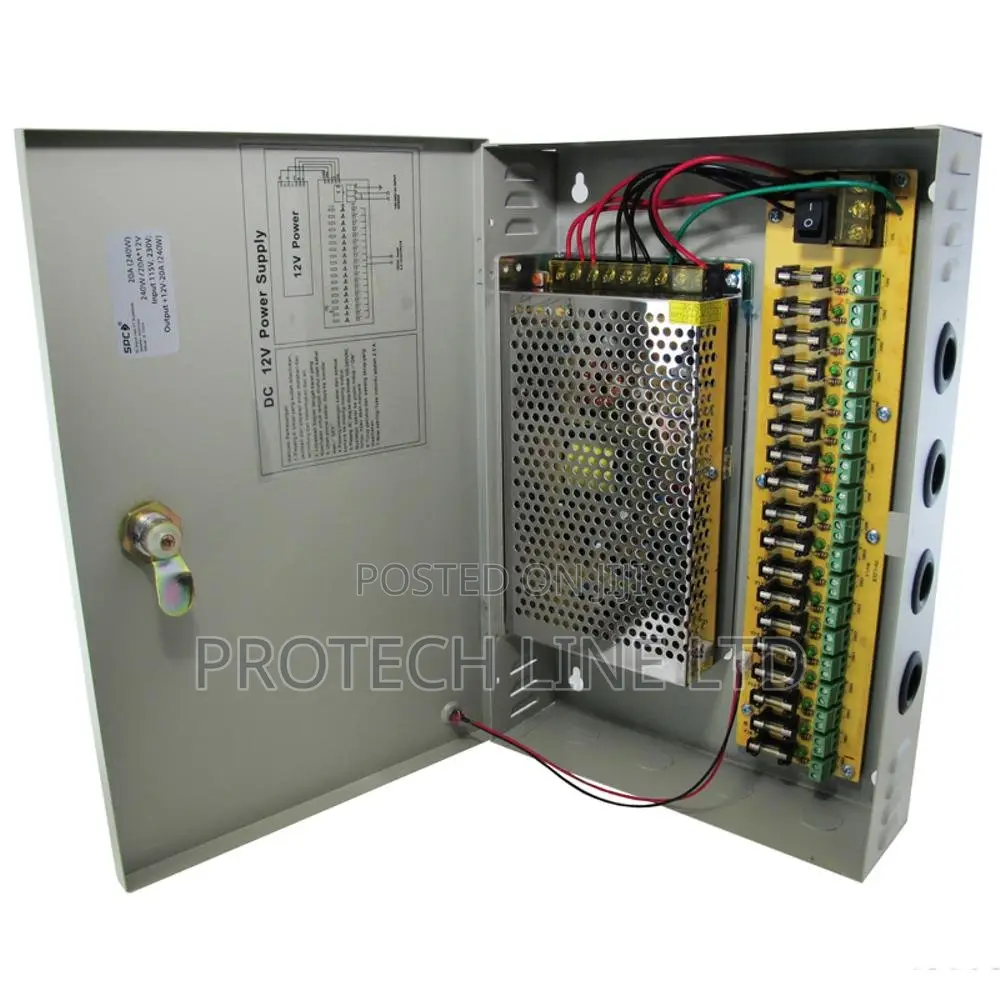 CCTV Power Supply 30amp 18channel