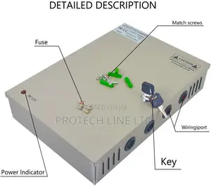 CCTV Power Supply 20amps 18ch Fused