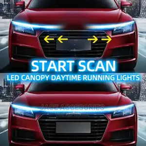 Car Hood Lights With Scan Effect