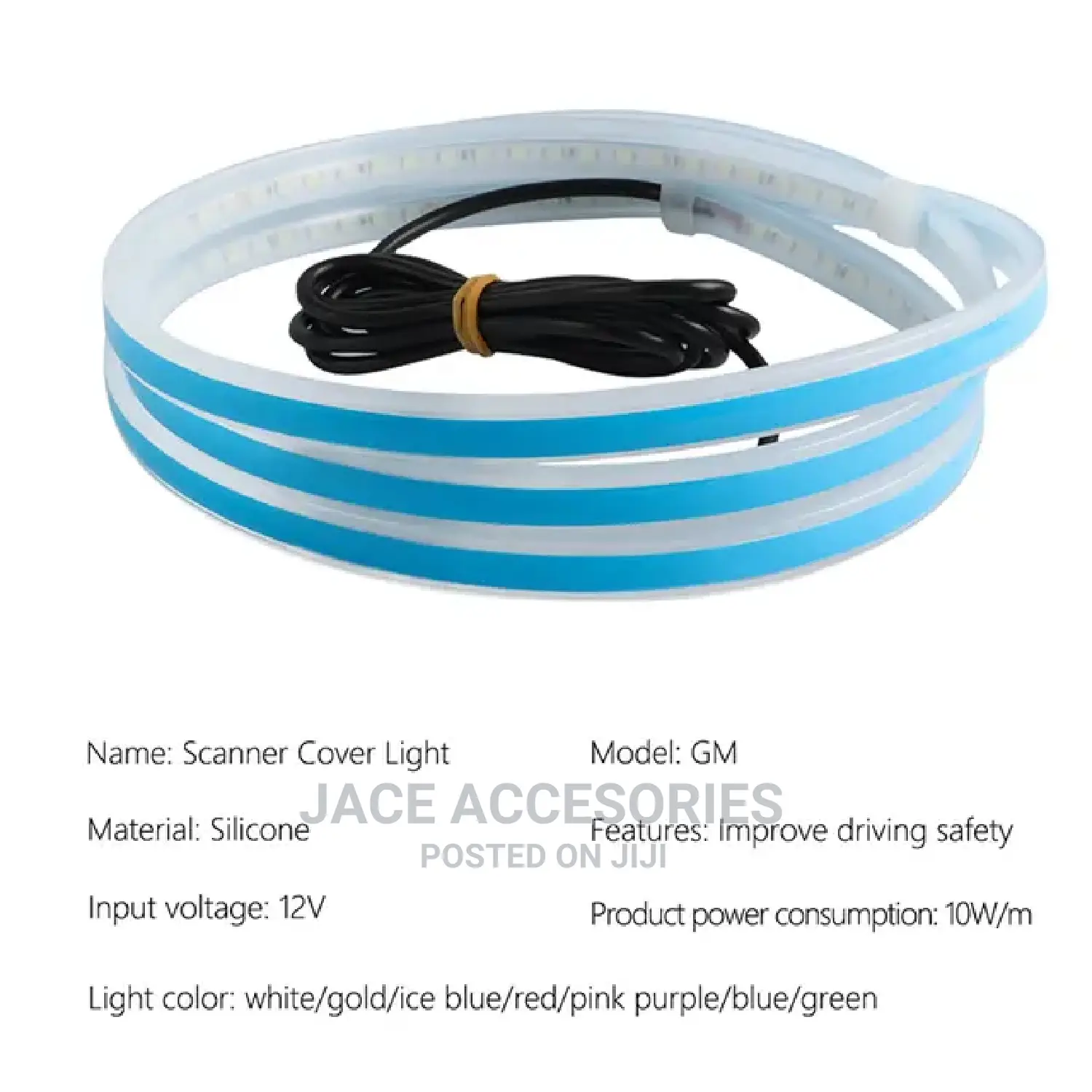 Car Hood Lights With Scan Effect