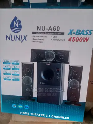 Nunix 3.1 Channel Multimedia Speaker System -4500w