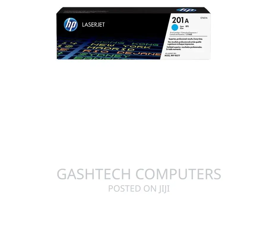HP 201A Cyan Original Laserjet Toner Cartridge (CF401A)
