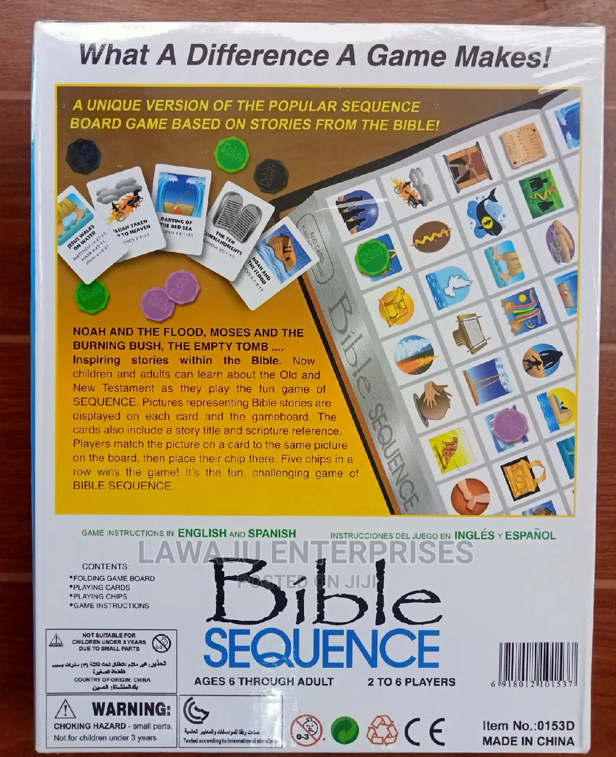 Bible Sequence Game for Children Age 6 Above