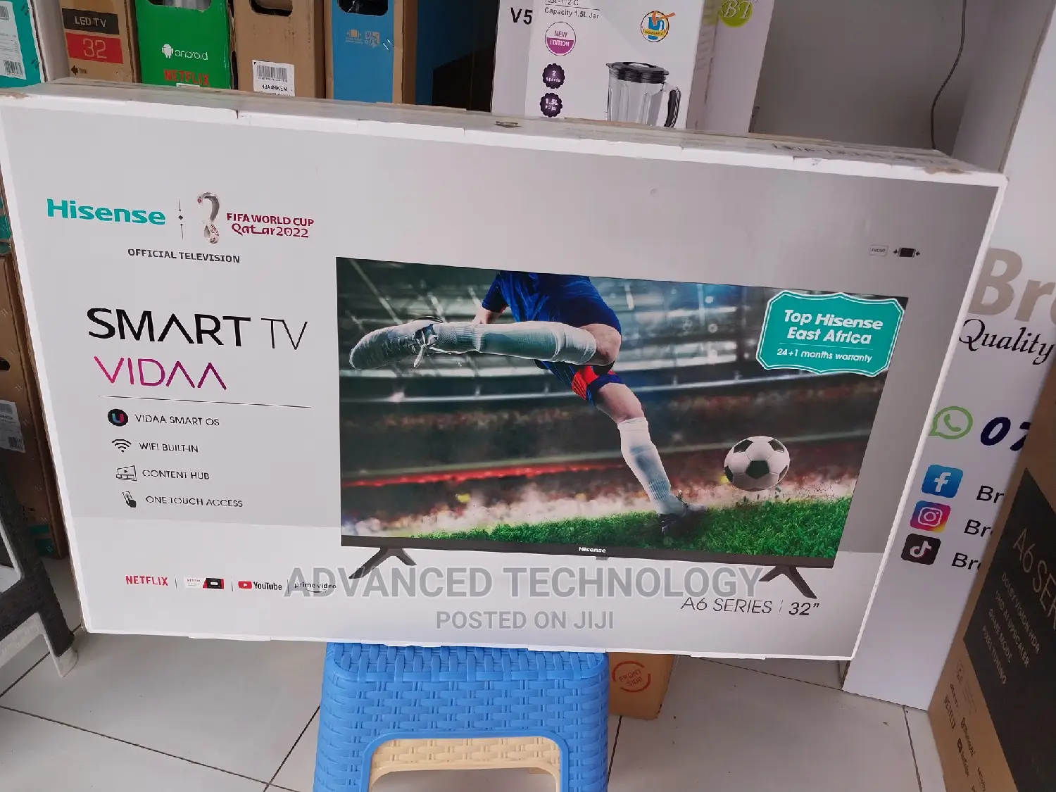 32" Hisense A6 Series Smart Tv