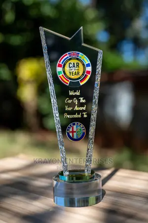 Glass Trophies Available