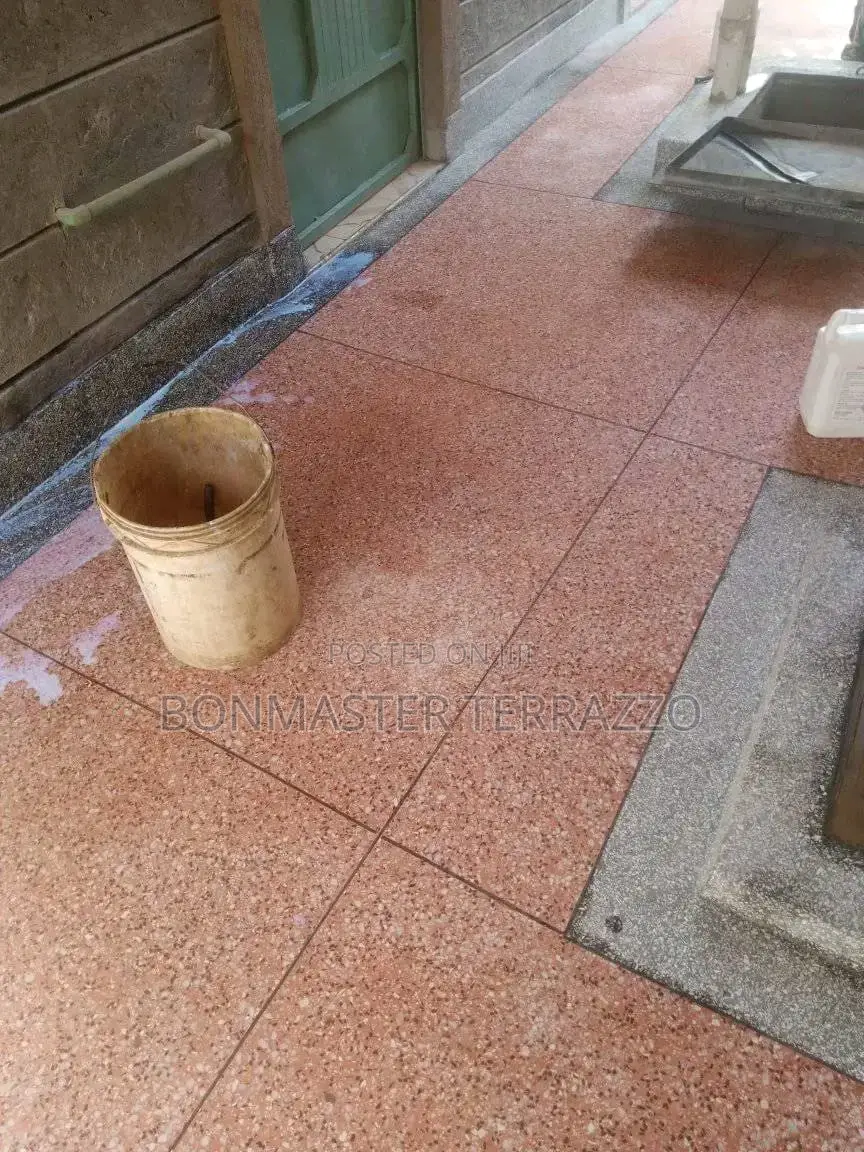 Fully Polished Terrazzo Floor
