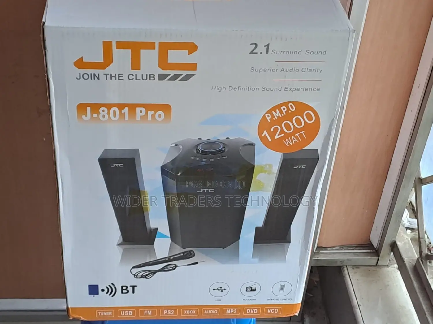 JTC Sound Speaker System 12000W+ Microphone
