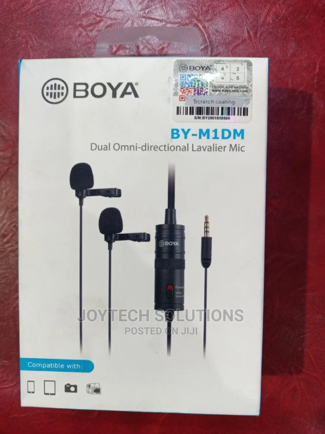 BOYA BY - M1dm Dual Omni-Directional Lavalier Mic