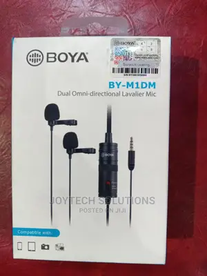 BOYA BY - M1dm Dual Omni-Directional Lavalier Mic