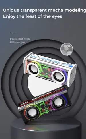 Koanile 10W Transparent RGB Bluetooth Speaker