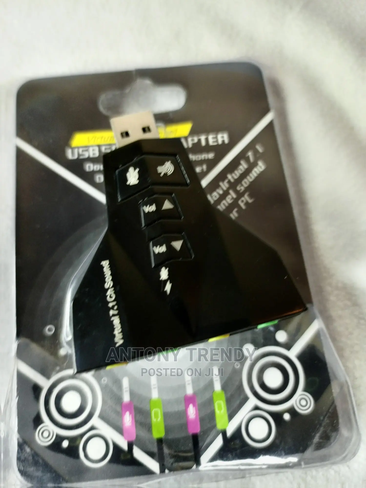 7.1 USB to 3D External Dual Sound Card