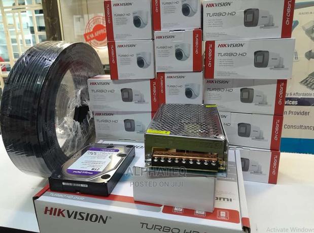 Hikvision 4 CCTV Cameras (Night Vision) 4 Channel DVR