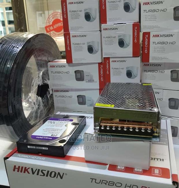 Four 4 Channel CCTV Camera Complete System Package - main view