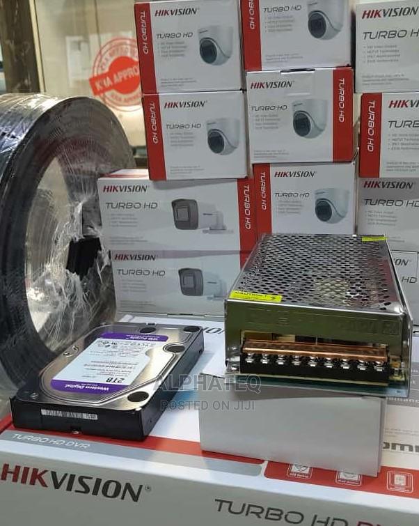 Complete Kit 4 Channel Hikvision CCTV Camera Set - main view